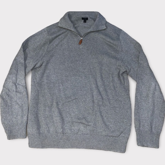 J. Crew Other - J. Crew Men’s half zip Cotton & Cashmere blend sweater